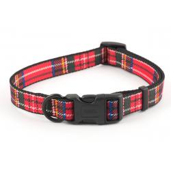 Ancol Adjustable Tartan Dog Collar