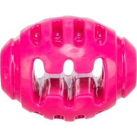 Trixie Soft & Strong Rugby Dog Toy. Pink