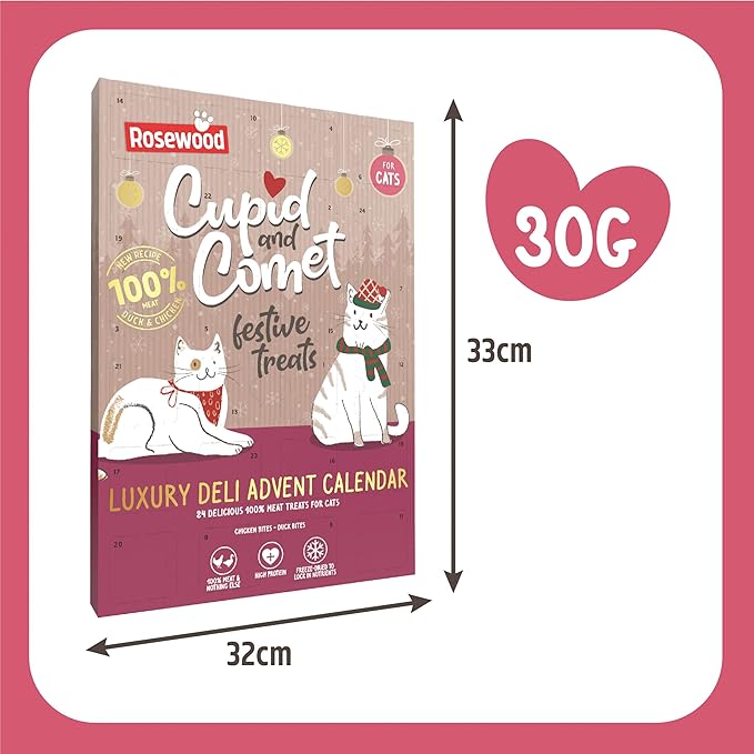 Rosewood Cupid & Comet Luxury Deli Cat Advent Calandar