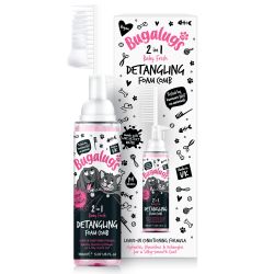 Bugalugs Baby Fresh No Rinse Detangling & Conditioning Foam Comb, 150ml