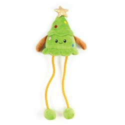 Happy Pet Long Legged Christmas Tree Dog Toy