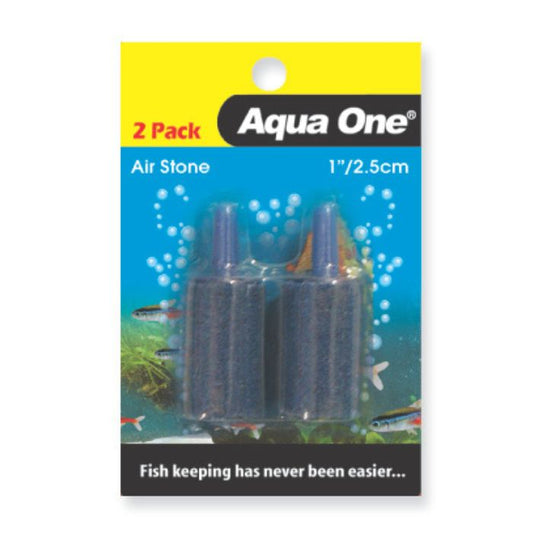 Aquarium Airstone 1"/2.5cm. Twin pack