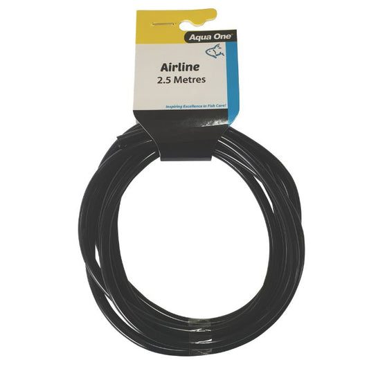 Airline PVC Black 2.5M. for Aquarium