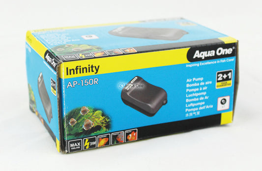 AP150R Infinity Aquarium Air Pump for tanks 10-100 ltr. 100ltr/hour