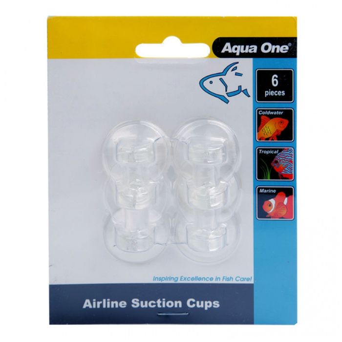 Aqua One 6 Suction Cups for Fish Tank Airline