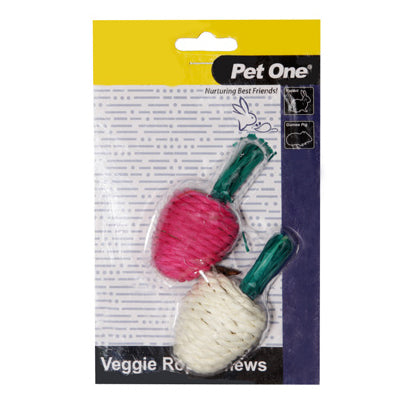 Veggie Rope Radishes Twin Pack for Small Animals