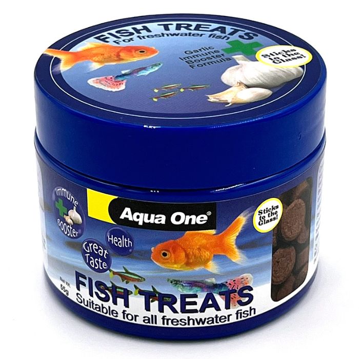 Aqua One Fish Treat Tablets with Garlic