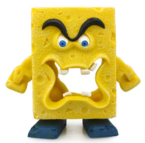 Aqua One Sponge Man Fish Tank Ornament
