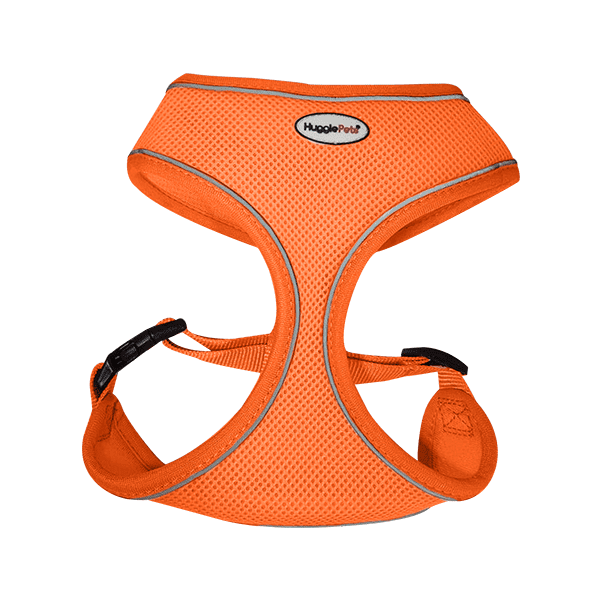 HugglePets Air Mesh Xsmall Orange Dog Harness
