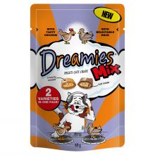 Dreamies Mix Chicken & Duck Flavour Cat Treats 60g.