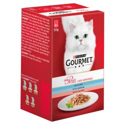 Gourmet Mon Petit Ocean Cat Food 6pack 50g.