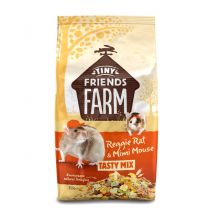 Tiny Friends Farm Reggie Rat & Mimi Mouse Food 850g. Tasty Mix