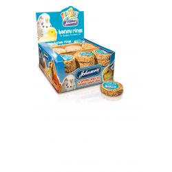 Johnson's Budgie Honey Rings 25g.