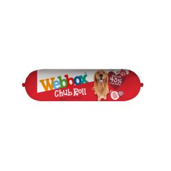Webbox Beef Chub Roll wet Dog Food 720g.