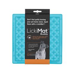 Lickimat Buddy Torquise Lick Mat for Dogs