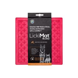 Lickimat Buddy Pink Lick Mat for Dogs