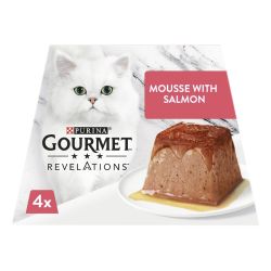 Gourmet Revelations Salmon in Gravy 4pack 57g.