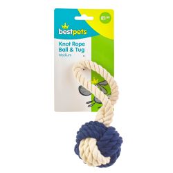 Knot Rope Ball & Tug Dog Toy medium