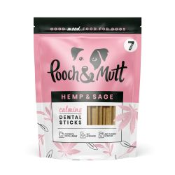 Pooch & Mutt Calming Dental Stick Dog Treats 7 Hemp & Sage