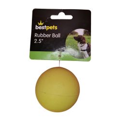 Bestpets Rubber Ball 2.5" Dog Toy