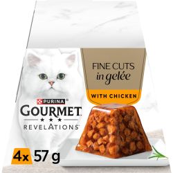 Gourmet Revelations Chicken Gelee Cat Food 4pk 57g