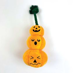 Happy Pet Halloween Pumpkin Stack Soft  Dog Toy 30cm.