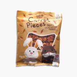 Best Furry Friends Small Animal Carrot Pieces Treats 50g.