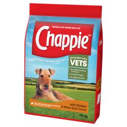 Chappie Dry Adult Chicken Dog Food 15kg.