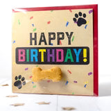 Life Of Riley Doggy Birthday Treatings Card with Dog Treat