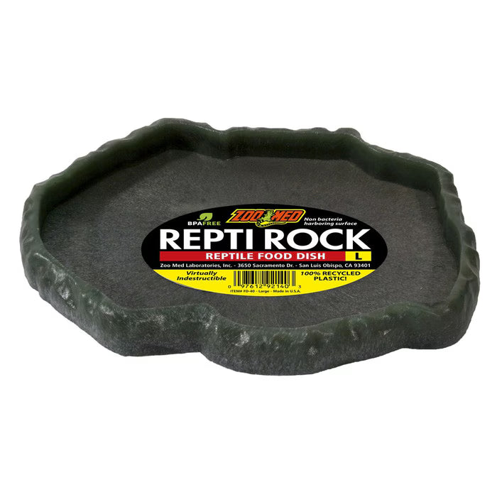 Zoo Med Repti Rock Food Dish for Reptiles large