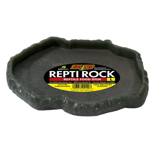 Zoo Med Repti Rock Food Dish for Reptiles large