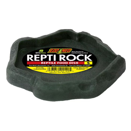 Zoo Med Repti Rock Food Dish for Reptiles small
