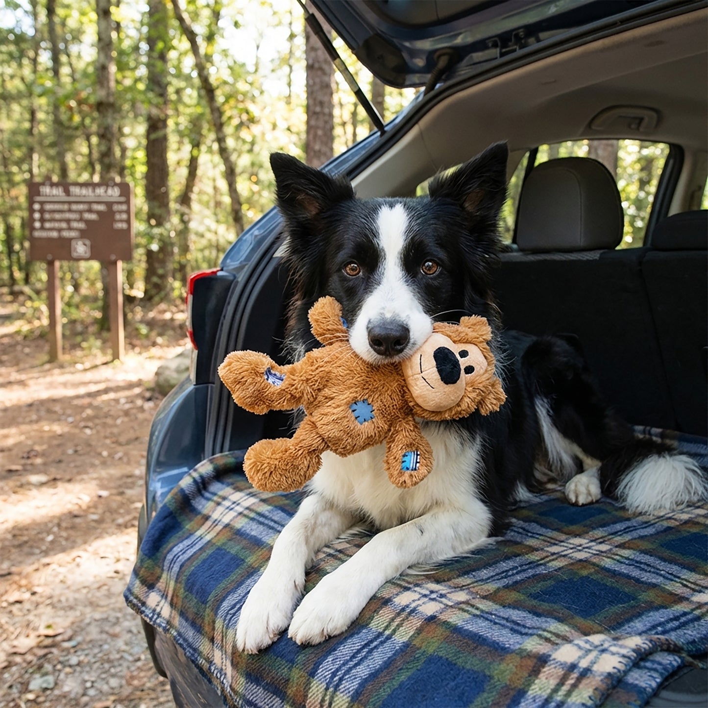 KONG Wild Knots Bear Dog Toy – Assorted – Medium/Large