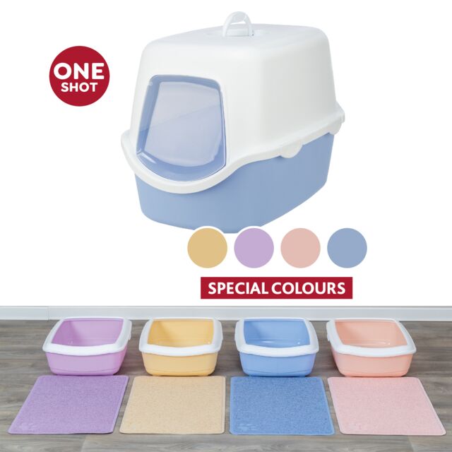 Trixie Vico Cat Litter Tray With Hood & Door 40x40x56cm Apricot
