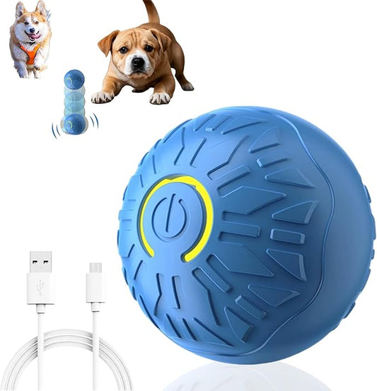 Smart Bouncing Ball Dog Toy/Cat Toy with charger, various colours