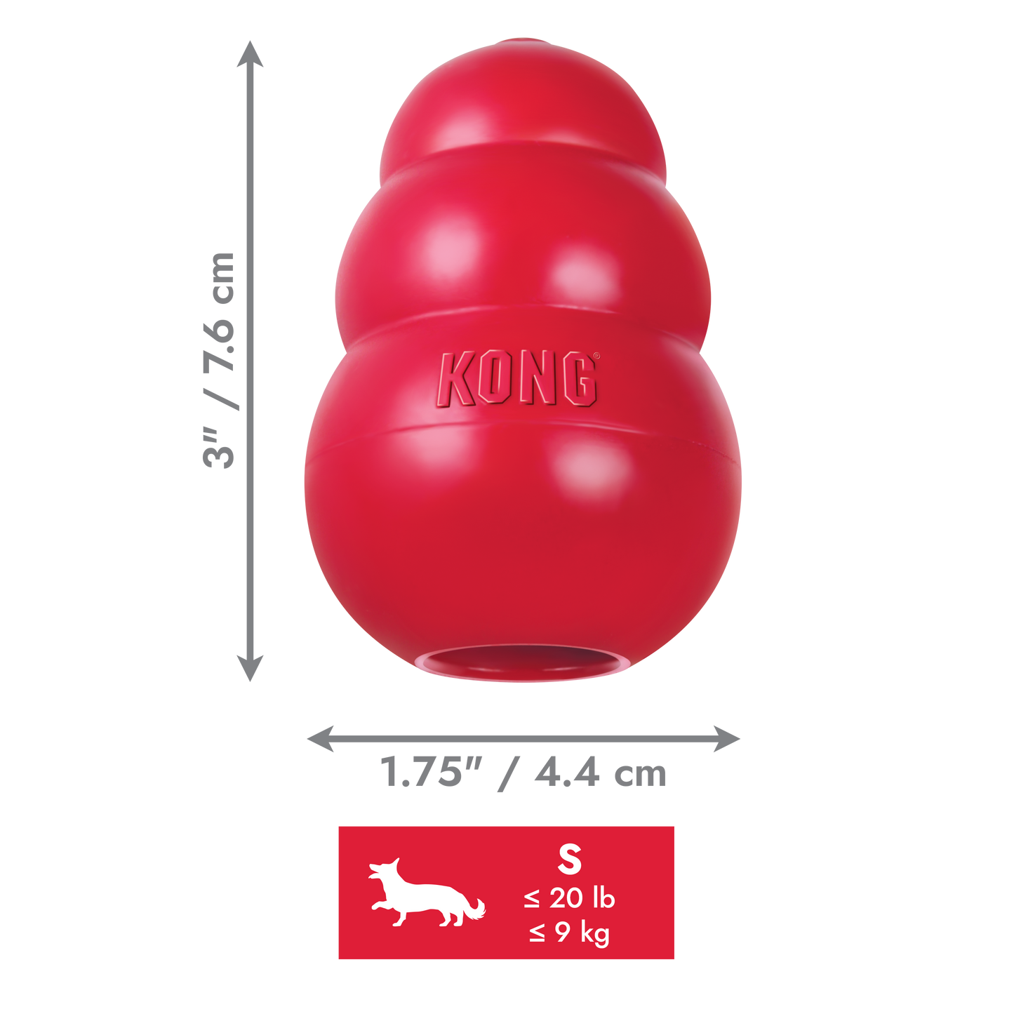 KONG Classic Dog Toy – Small
