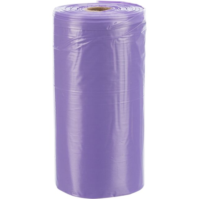 Trixie Dog Poop Bags with Lavender Scent 4 rolls of 20bags purple