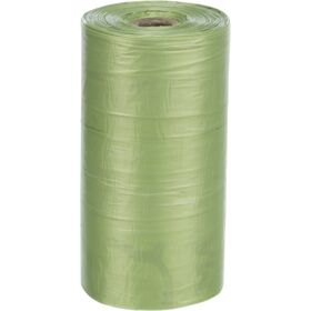 Trixie Dog Poop Bags Recycled Green 4 Rolls Of 20