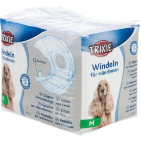 Trixie Diapers For Female Dogs, Medium