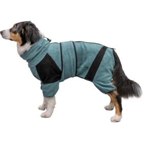 Trixie Bath Robe & Home Overall For Dogs M 46cm Colour-Petrol