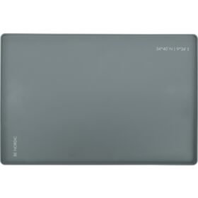BE NORDIC Silicone Place Mat for food & water Bowls 60x40cm. grey
