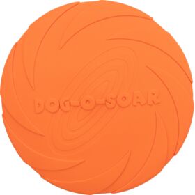 Trixie Dog Disc natural rubber Dog Toy orange