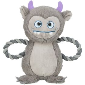 Trixie Monster with Rope plush Dog Toy 33cm.