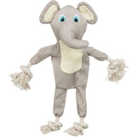 Trixie Elephant with Rope fabric Dog Toy 20cm.