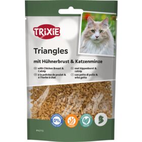 Trixie Triangles with Chicken Breast and Catnip 50g. Cat Treats