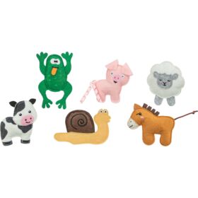 Trixie Farm Animals Cat Toys with Catnip sold each