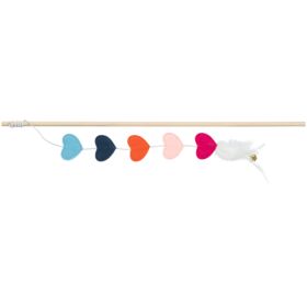 Trixie Playing Rod with Hearts Cat Toy