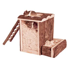 Trixie Burrow Tower bark wood for Small Animals - Mice, Hamsters etc.