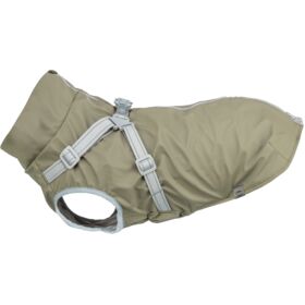 Trixie Dog Coat with Harness Pontis Rain S Olive Green