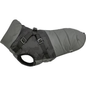 Trixie Wintercoat with Harness Pontis Reflect Dog Coat S Grey